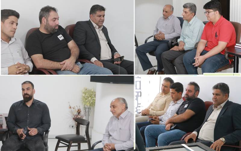 دیدارهیات رئیسه اتاق اصناف جیرفت با مدیر مسئول پایگاه خبری خبر سبزواران